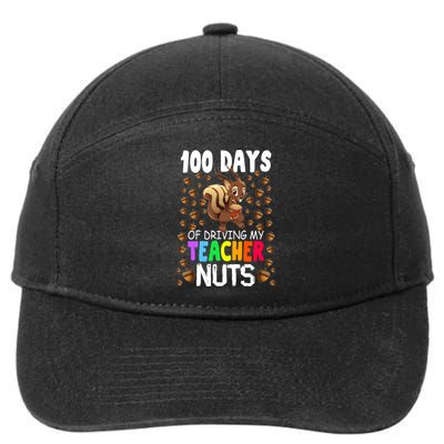 100 Days Of School 7-Panel Snapback Hat