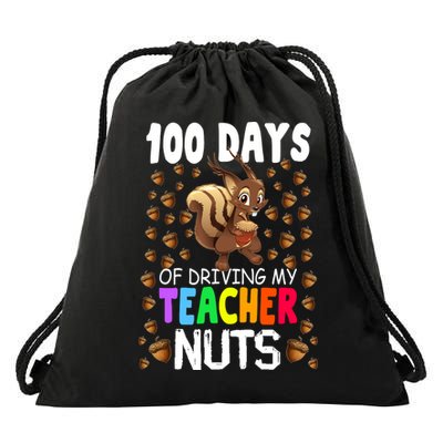 100 Days Of School Drawstring Bag