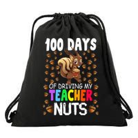 100 Days Of School Drawstring Bag