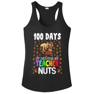 100 Days Of School Ladies PosiCharge Competitor Racerback Tank