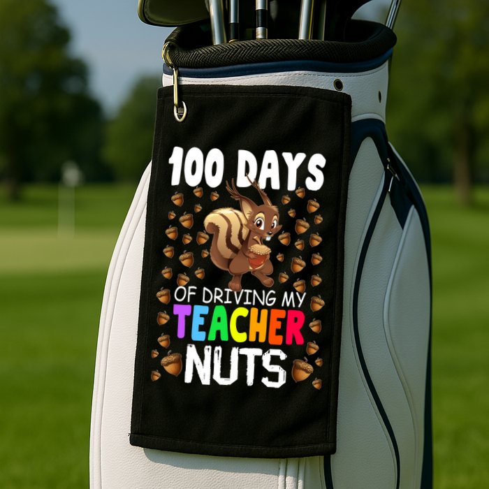 100 Days Of School Golf Towel