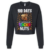 100 Days Of School Cropped Pullover Crew