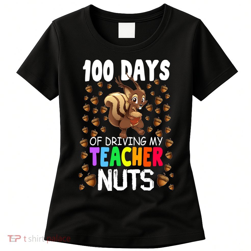 100 Days Of School Womens T-Shirt