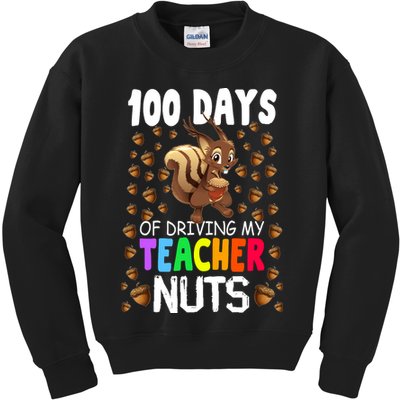 100 Days Of School Kids Sweatshirt