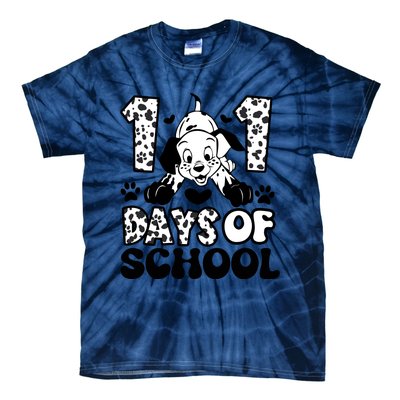 101 Days Of School Dalmatian I Survived 100 Days Of School Funnny Tie-Dye T-Shirt