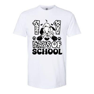 101 Days Of School Dalmatian I Survived 100 Days Of School Funnny Softstyle CVC T-Shirt