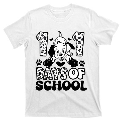 101 Days Of School Dalmatian I Survived 100 Days Of School Funnny T-Shirt