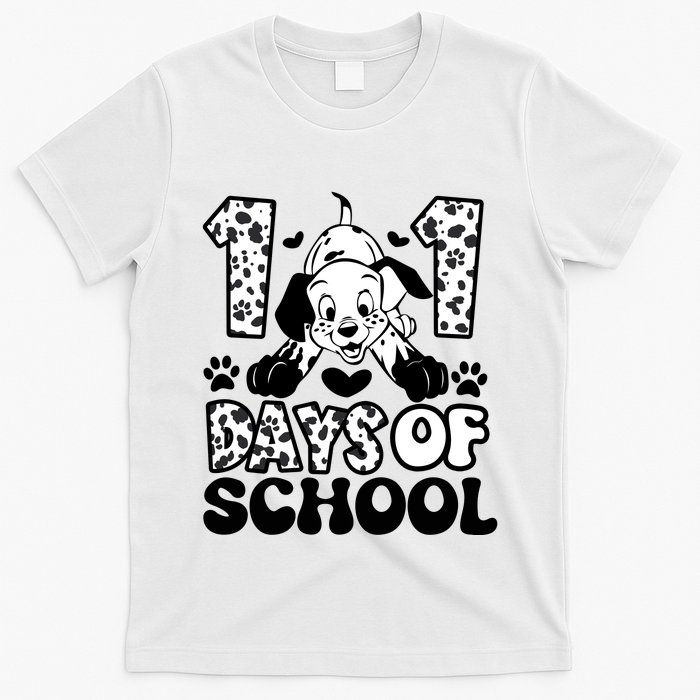 101 Days Of School Dalmatian I Survived 100 Days Of School Funnny T-Shirt