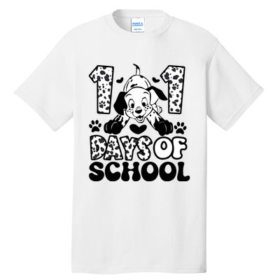 101 Days Of School Dalmatian I Survived 100 Days Of School Funnny Tall T-Shirt