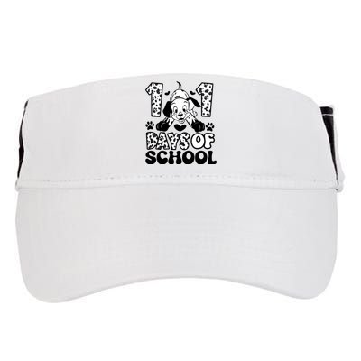 101 Days Of School Dalmatian I Survived 100 Days Of School Funnny Adult Drive Performance Visor