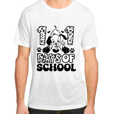 101 Days Of School Dalmatian I Survived 100 Days Of School Funnny Adult ChromaSoft Performance T-Shirt