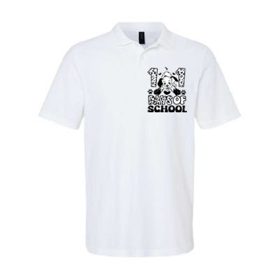 101 Days Of School Dalmatian I Survived 100 Days Of School Funnny Softstyle Adult Sport Polo