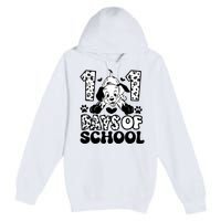 101 Days Of School Dalmatian I Survived 100 Days Of School Funnny Premium Pullover Hoodie