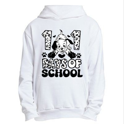 101 Days Of School Dalmatian I Survived 100 Days Of School Funnny Urban Pullover Hoodie