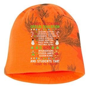 12 Days Of Teaching Special Education Ieps Sped Teacher Xmas Gift Kati - Camo Knit Beanie