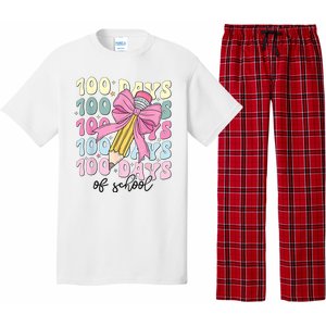 100 Days Of School Coquette Bow 100th Day Of School Pajama Set