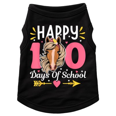 100 Days Of School Horse 100th Day Smarter Teacher Doggie Tank
