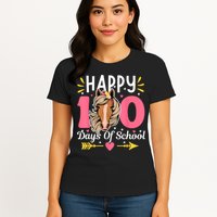 100 Days Of School Horse 100th Day Smarter Teacher Womens T-Shirt