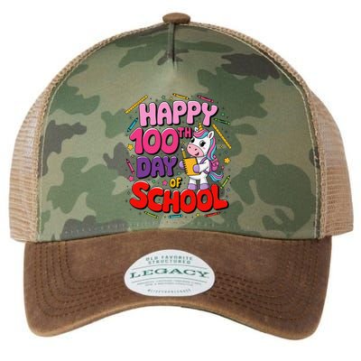 100 Days Of School Costume Teacher Student 100th Day Legacy Tie Dye Trucker Hat