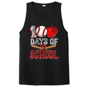 100 Days Of School Baseball 100th Day Of School Teacher PosiCharge Competitor Tank