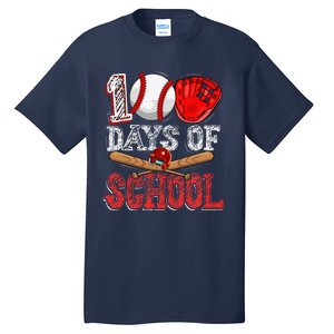 100 Days Of School Baseball 100th Day Of School Teacher Tall T-Shirt