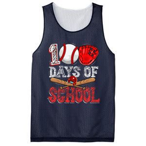 100 Days Of School Baseball 100th Day Of School Teacher Mesh Reversible Basketball Jersey Tank