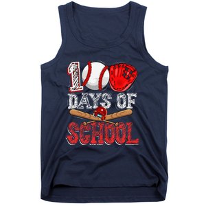 100 Days Of School Baseball 100th Day Of School Teacher Tank Top