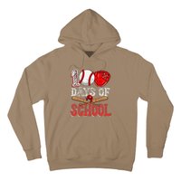 100 Days Of School Baseball 100th Day Of School Teacher Hoodie