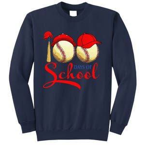 100 Days Of School Baseball Teacher 100th Day Of School Sweatshirt