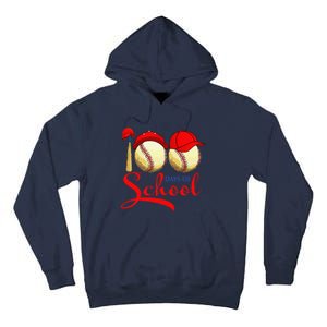 100 Days Of School Baseball Teacher 100th Day Of School Tall Hoodie