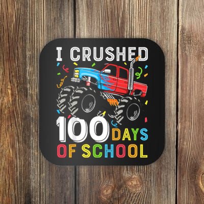 100 Days Of School Monster Truck 100th Day Of School Coaster