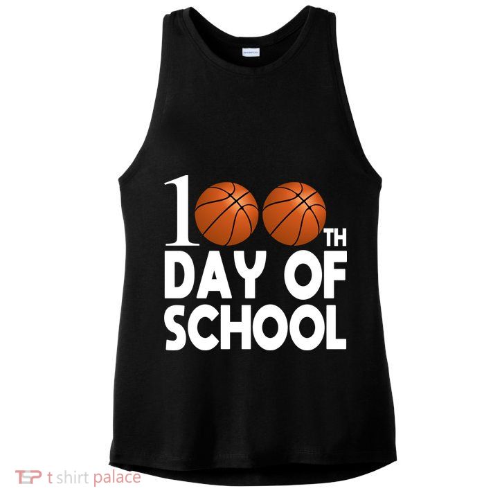 100th Days Of School Ladies PosiCharge Tri-Blend Wicking Tank