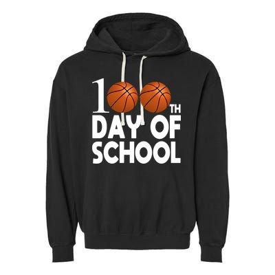 100th Days Of School Garment-Dyed Fleece Hoodie