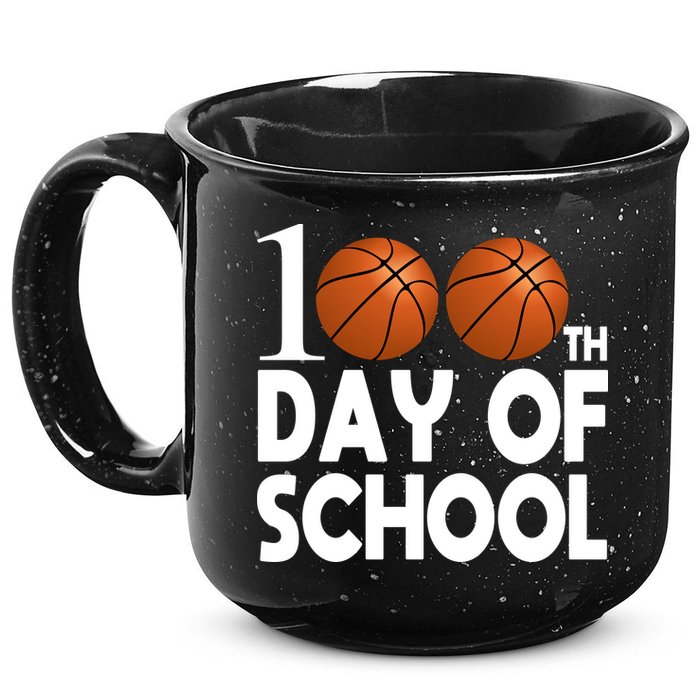 100th Days Of School 15oz Campfire Ceramic Mug