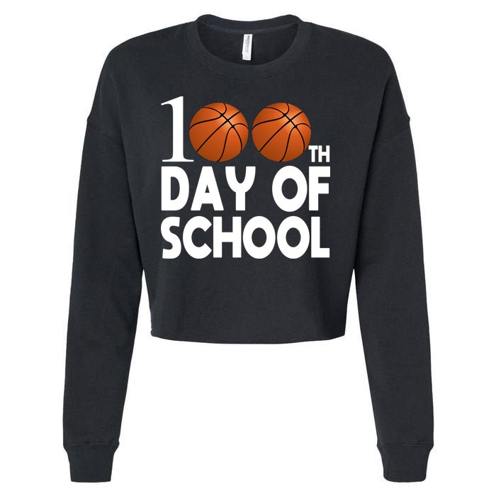 100th Days Of School Cropped Pullover Crew