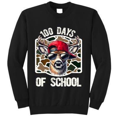 100 Days Of School Deer Hunting Deer Camo Hunter Sweatshirt