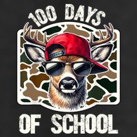 100 Days Of School Deer Hunting Deer Camo Hunter 11oz C Handle Ceramic Mug