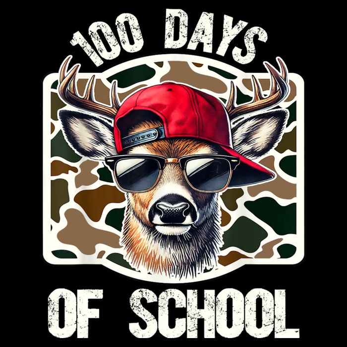 100 Days Of School Deer Hunting Deer Camo Hunter 16 in Basic Backpack
