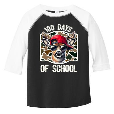 100 Days Of School Deer Hunting Deer Camo Hunter Toddler Fine Jersey T-Shirt