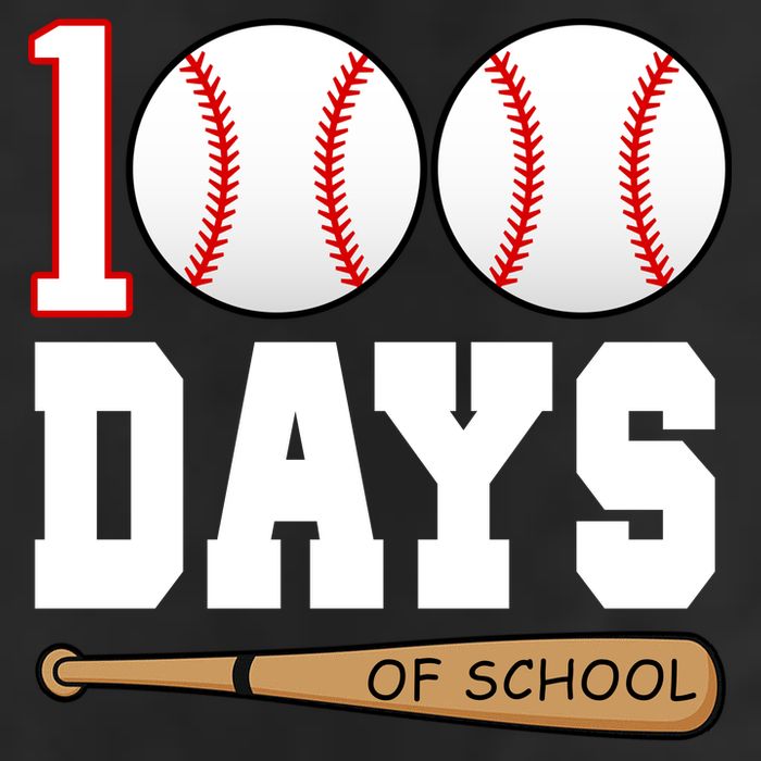 100 Days Of School Baseball Bat And Ball Adult Drive Performance Visor