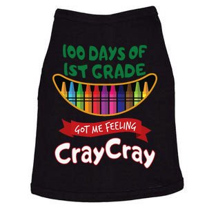 100 Days Of 1st Grade Got Me Feeling Cray Cray Doggie Tank