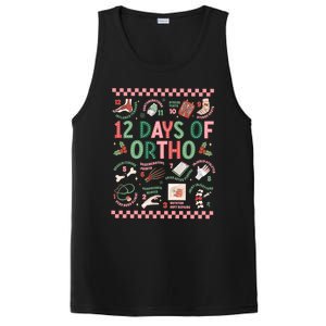 12 Days Of Ortho Christmas Orthopedic Team Winter Holiday Funny Gift PosiCharge Competitor Tank