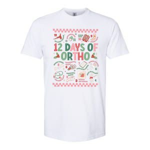 12 Days Of Ortho Christmas Orthopedic Team Winter Holiday Funny Gift Softstyle CVC T-Shirt