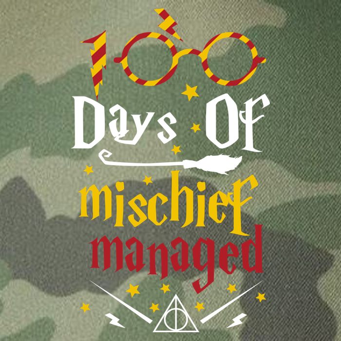 100 Days Of Mischief Managed 100th Day Of School Legacy Tie Dye Trucker Hat