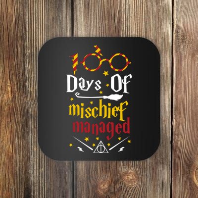 100 Days Of Mischief Managed 100th Day Of School Coaster