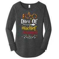 100 Days Of Mischief Managed 100th Day Of School Women's Perfect Tri Tunic Long Sleeve Shirt