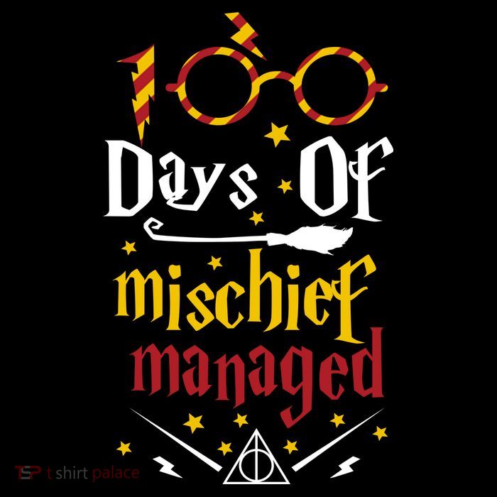 100 Days Of Mischief Managed 100th Day Of School 16 in Basic Backpack