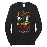 100 Days Of Mischief Managed 100th Day Of School Tall Long Sleeve T-Shirt