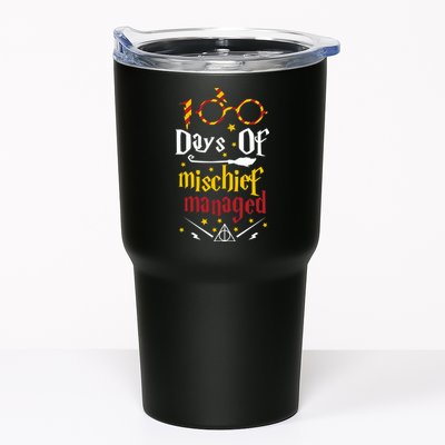 100 Days Of Mischief Managed 100th Day Of School Tumbler
