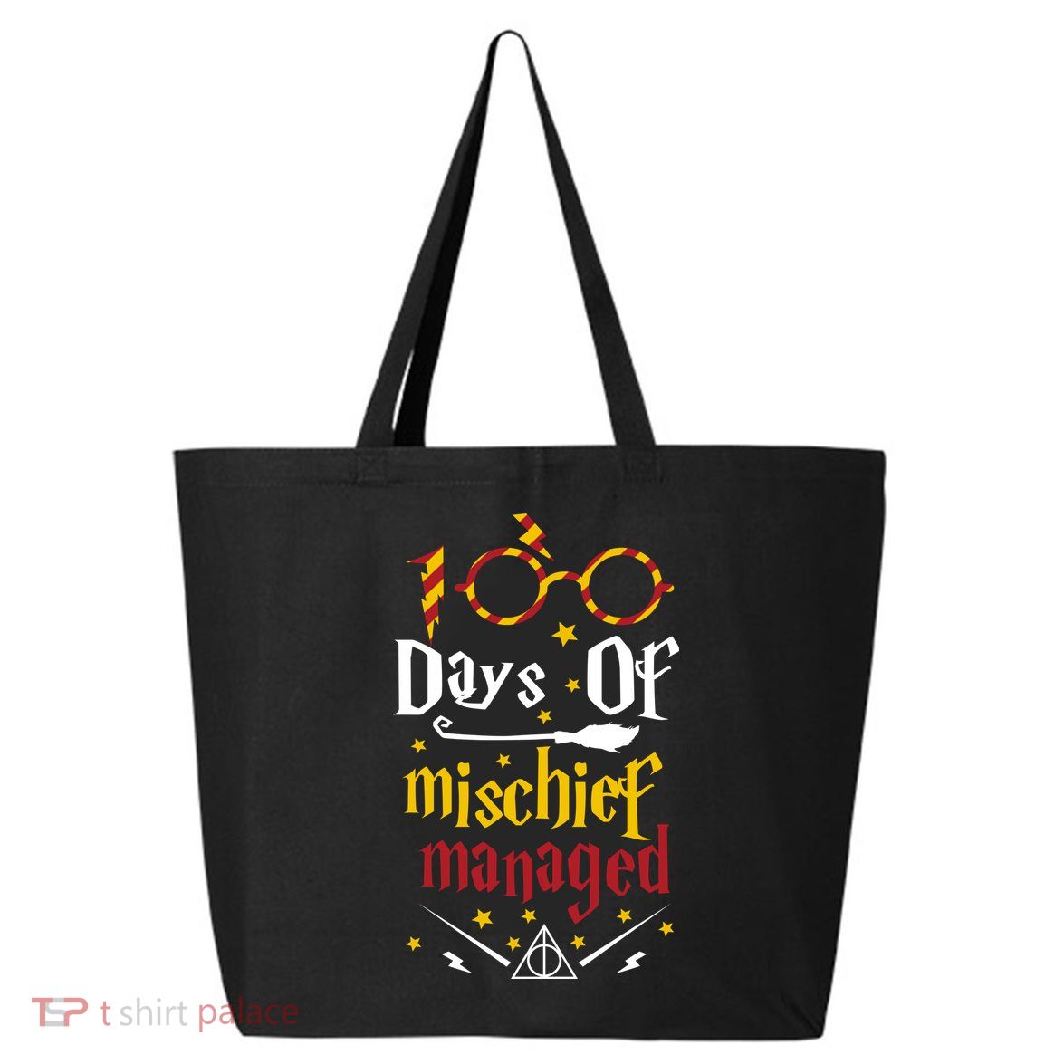 100 Days Of Mischief Managed 100th Day Of School 25L Jumbo Tote